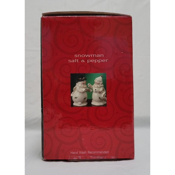 Home for the Holidays 2004 Snowman Couple Salt & Pepper Shaker Set #56005 - Picture 10 of 14